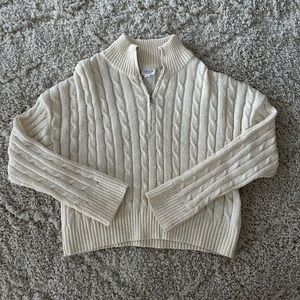 Le Lis Cropped Quarter Zip